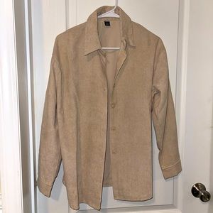 New Shein Beige Button Up